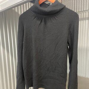 Black Turtleneck Sweater Size XL